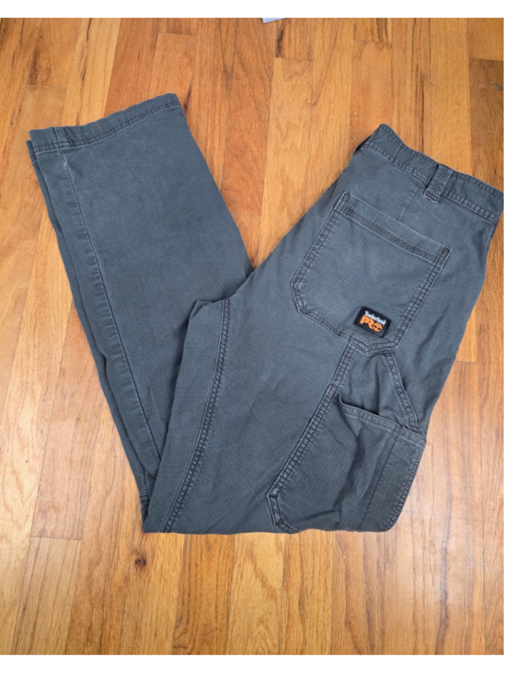 Men's Timberland PRO Cargo Pants Grey Waist 36 Length 34